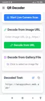 QR Decoder تصوير الشاشة 2