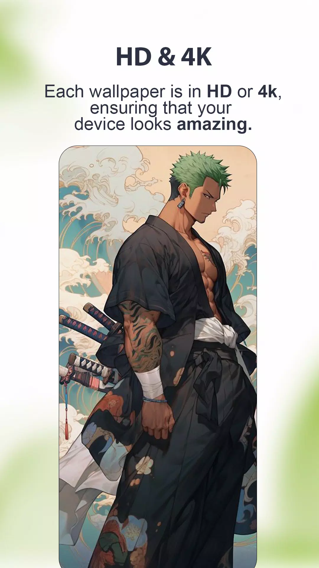 Papel de parede roronoa zoro