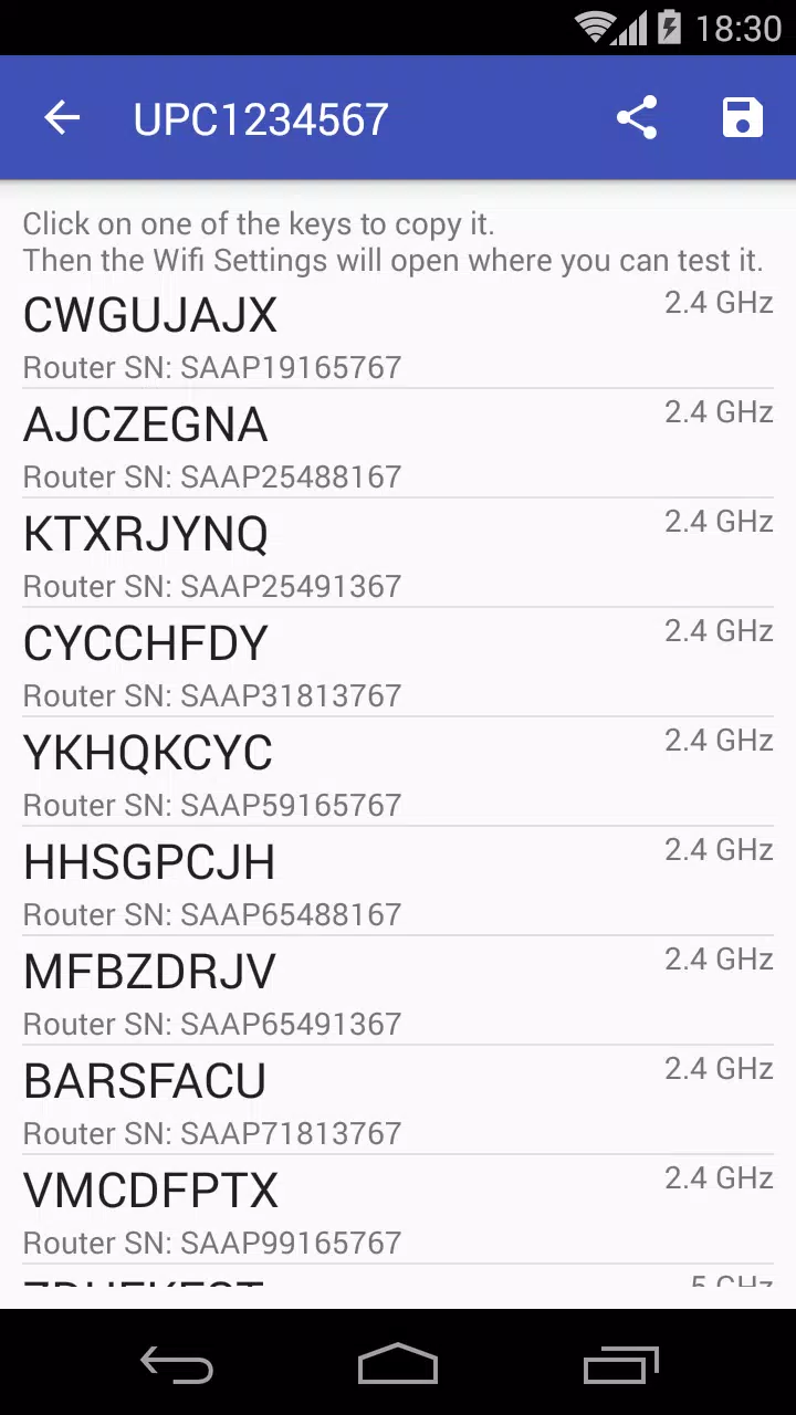 Keygen for UPC routers for Android - APK Download