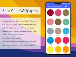 Solid Color Wallpapers الملصق