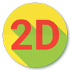 Myanmar 2D 3D simgesi