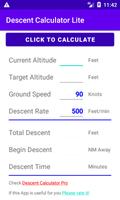 Airplane Descent Calculator LT plakat