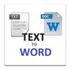 txt to word-icoon