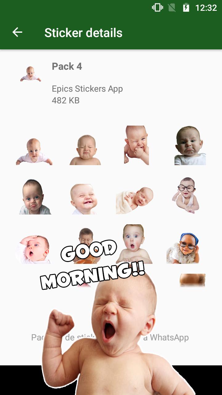 Descarga de APK de WASticker Bebes Meme Gracioso para Android