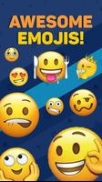 WASticker animierte Emojis Plakat
