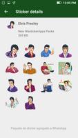 🎤Nuevo Stickers de Cantantes WAstickerapps Memes تصوير الشاشة 2
