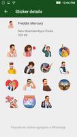 🎤Nuevo Stickers de Cantantes WAstickerapps Memes تصوير الشاشة 3
