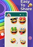 برنامه‌نما Emoji Stickers عکس از صفحه