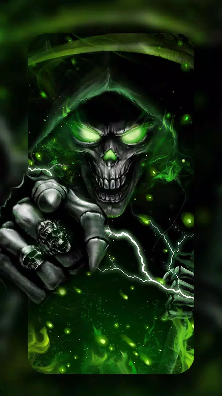 Green Fire Skull Live Wallpapers APK pour Android Télécharger Green Fire Skull Live Wallpapers APK pour Android Télécharger