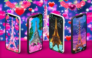 Paris love live wallpaper ポスター