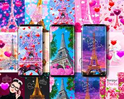 Paris love live wallpaper 스크린샷 1