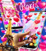 Paris love live wallpaper captura de pantalla 3