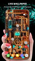 3D Wallpaper Steampunk Energy ポスター