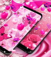 Lovely pink live wallpaper ảnh chụp màn hình 3