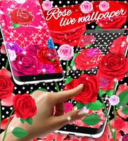 Pink red roses live wallpaper ảnh chụp màn hình 3