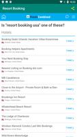 Resort Booking ภาพหน้าจอ 1