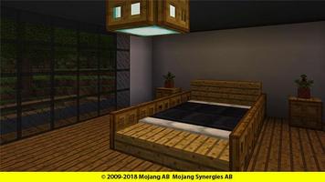 Woodlux modern house map for minecraft capture d'écran 2