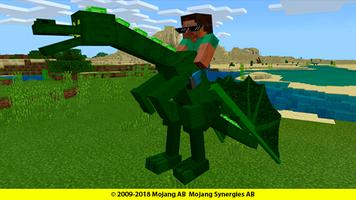 Dragons mounts for minecraft addon Plakat