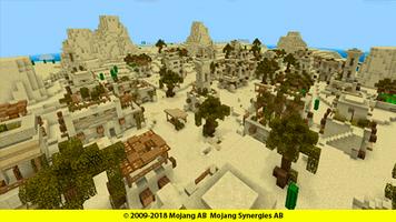Hide and Seek map for mcpe: Desert Affiche