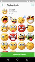 New stickers pack for WhatsApp: WAStickerApps Free پوسٹر