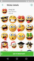 1 Schermata New stickers pack for WhatsApp: WAStickerApps Free