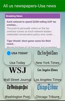 All us newspapers-Usa news-Us news Affiche