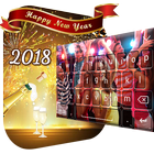 New Year Photo Keyboard 2019 आइकन