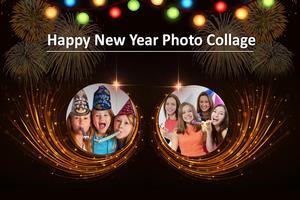 happy new year photo collage for greetings maker capture d'écran 3