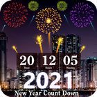 ikon New Year Count Down Live Wallpaper 2021