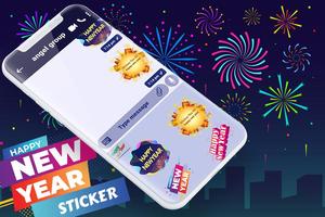 happy new year stickers for WA, new year wishes capture d'écran 3