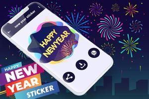 happy new year stickers for WA, new year wishes capture d'écran 2