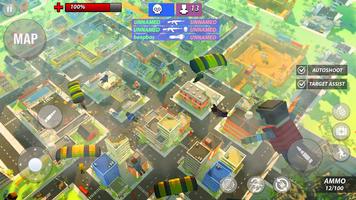 FPS PvP Block Gun War Games 3D imagem de tela 3