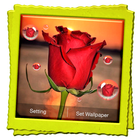 ikon 3D Rose Live Wallpaper