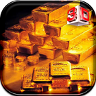 3D Golden Bricks LiveWallpaper-icoon