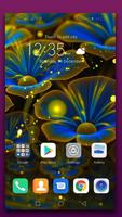 Neon Flowers Live Wallpaper screenshot 2