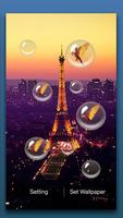 Paris Night Live Wallpaper capture d'écran 1