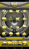 Next Launcher Theme Yellow G screenshot 1