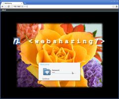 WebSharing (WiFi File Manager) स्क्रीनशॉट 1