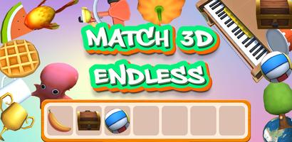 Match 3D Puzzle Endless Mode โปสเตอร์