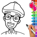 Blippi Coloring Pages