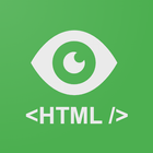 Melihat Kode HTML Web simgesi