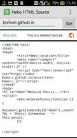 Melihat Kode HTML Web تصوير الشاشة 1