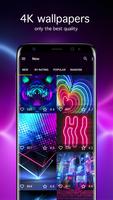 Neon Wallpapers 4K poster