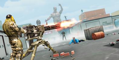 Zombie Gunner : Gunship Games imagem de tela 1