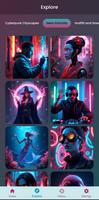 Neon Punk AI Art Generator ảnh chụp màn hình 2