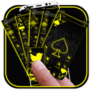 Neon Card Ace Spade Theme APK