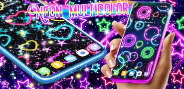 Neon multi color wallpapers