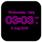 Neon Digital Clock icon