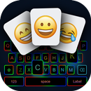 Neon LED Keyboard: RGB & Emoji APK
