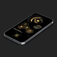 Neon Space Theme for KLWP تصوير الشاشة 1